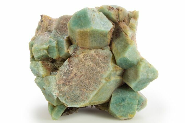 Teal-Blue Amazonite Crystal Cluster - Three Point Claim, Colorado #317861